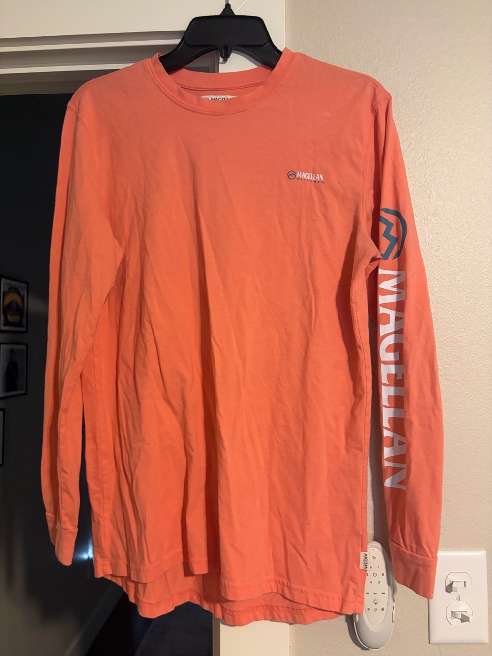 Magellan Outdoors Men’s Long Sleeve Shirt - Coral